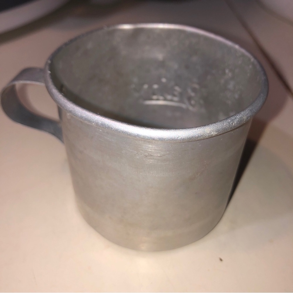 Vintage BABY imprinted drinking Cup